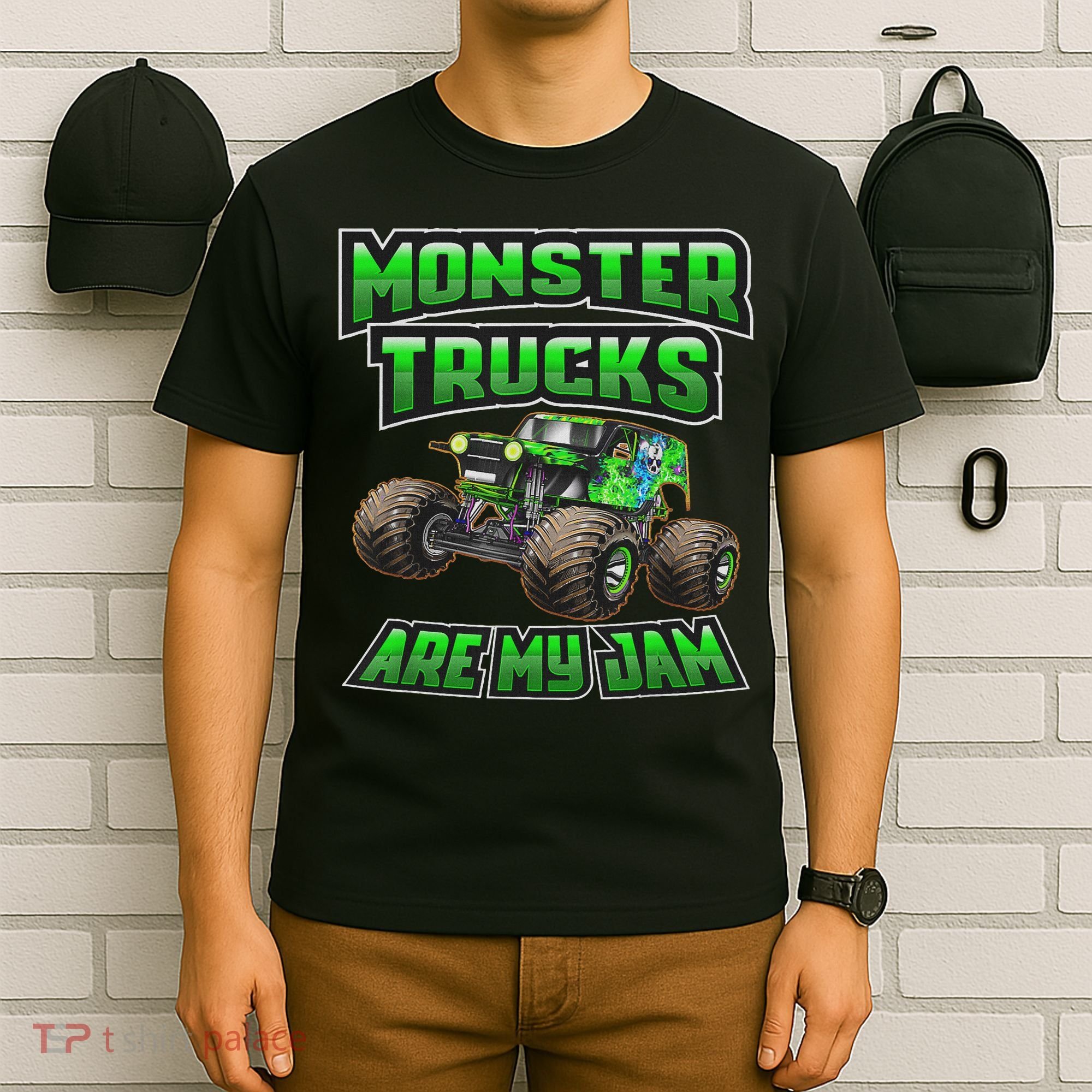 Monster Truck Are My Jam, Truck Birthday T-Shirt
