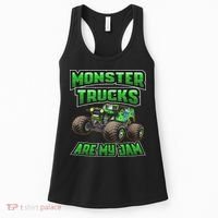 Monster Truck Are My Jam, Truck Birthday Women's Tank Top thumb 0