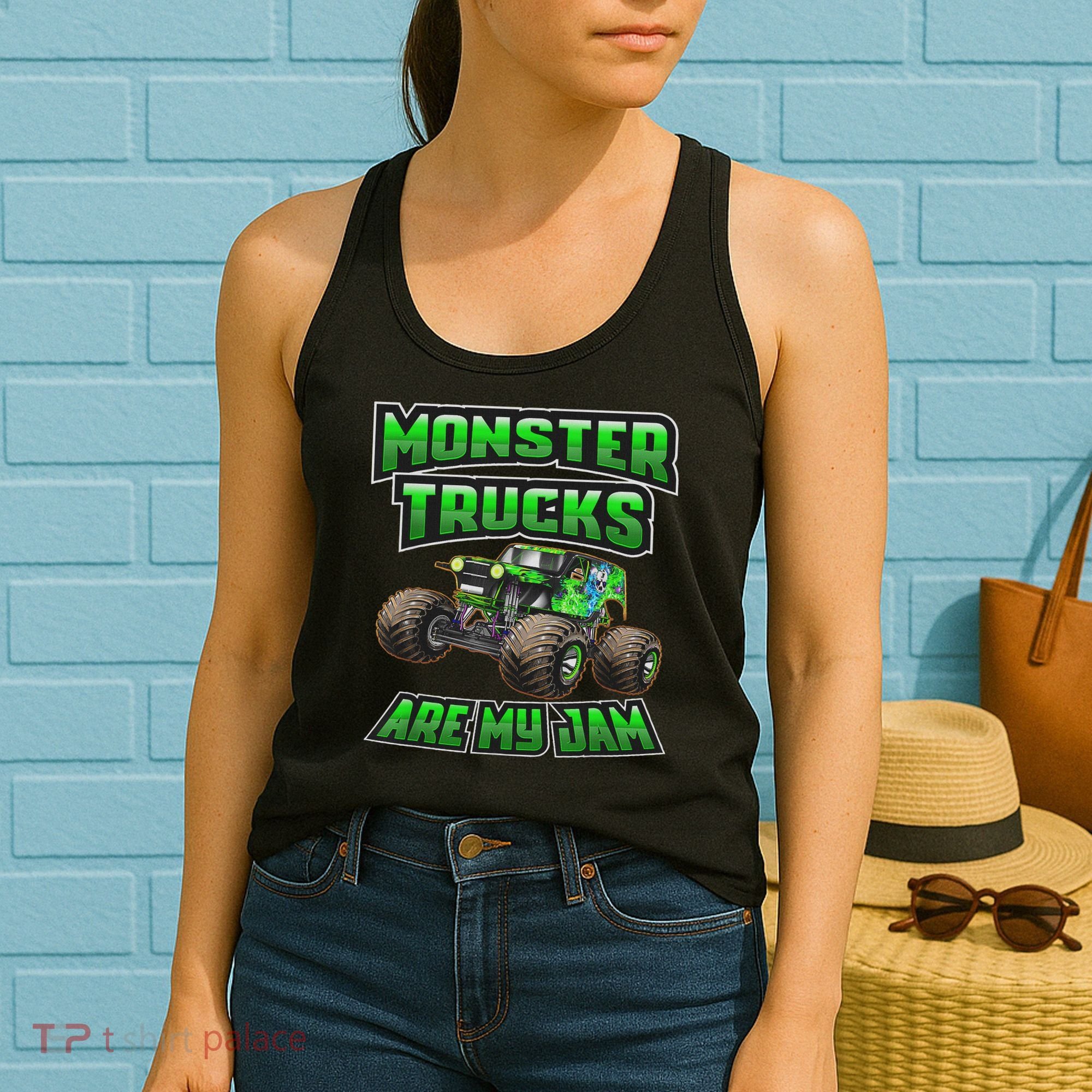 Monster Truck Are My Jam, Truck Birthday Women's Tank Top