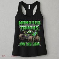 Monster Truck Are My Jam, Truck Birthday Women's Tank Top thumb 3