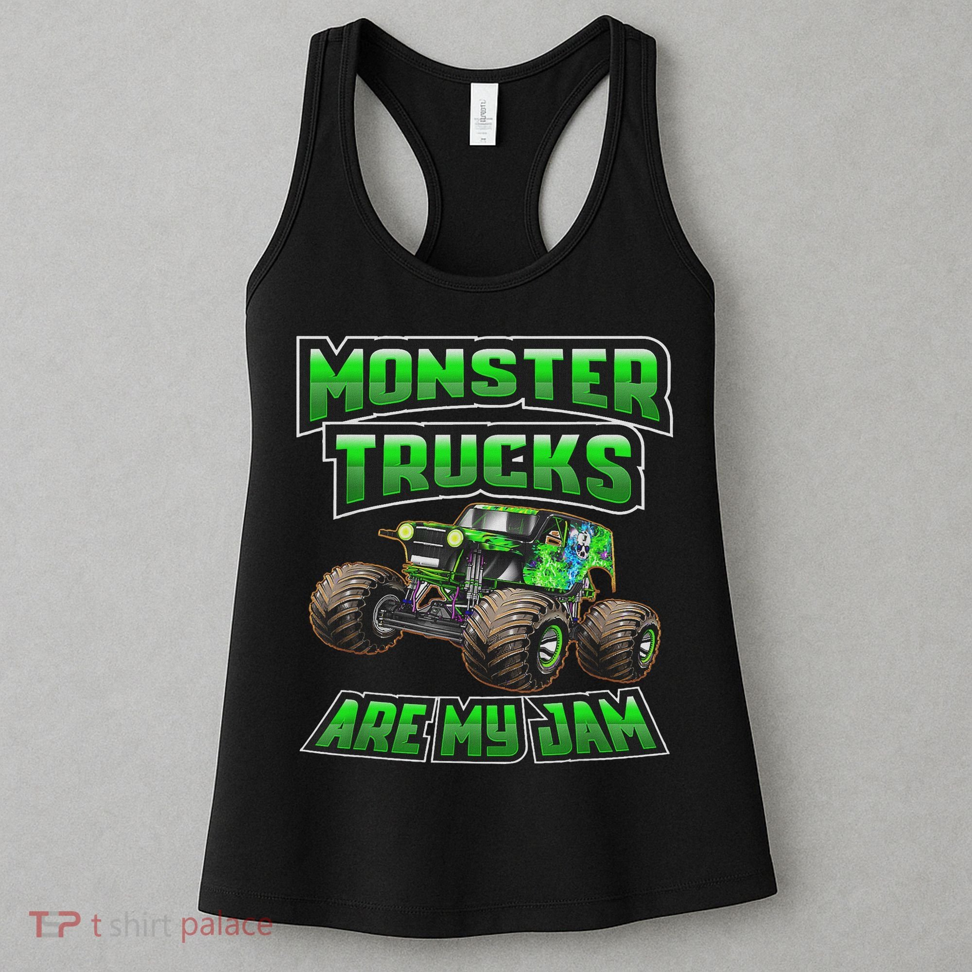 Monster Truck Are My Jam, Truck Birthday Women's Tank Top