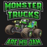 Monster Truck Are My Jam, Truck Birthday Women's Tank Top thumb 5