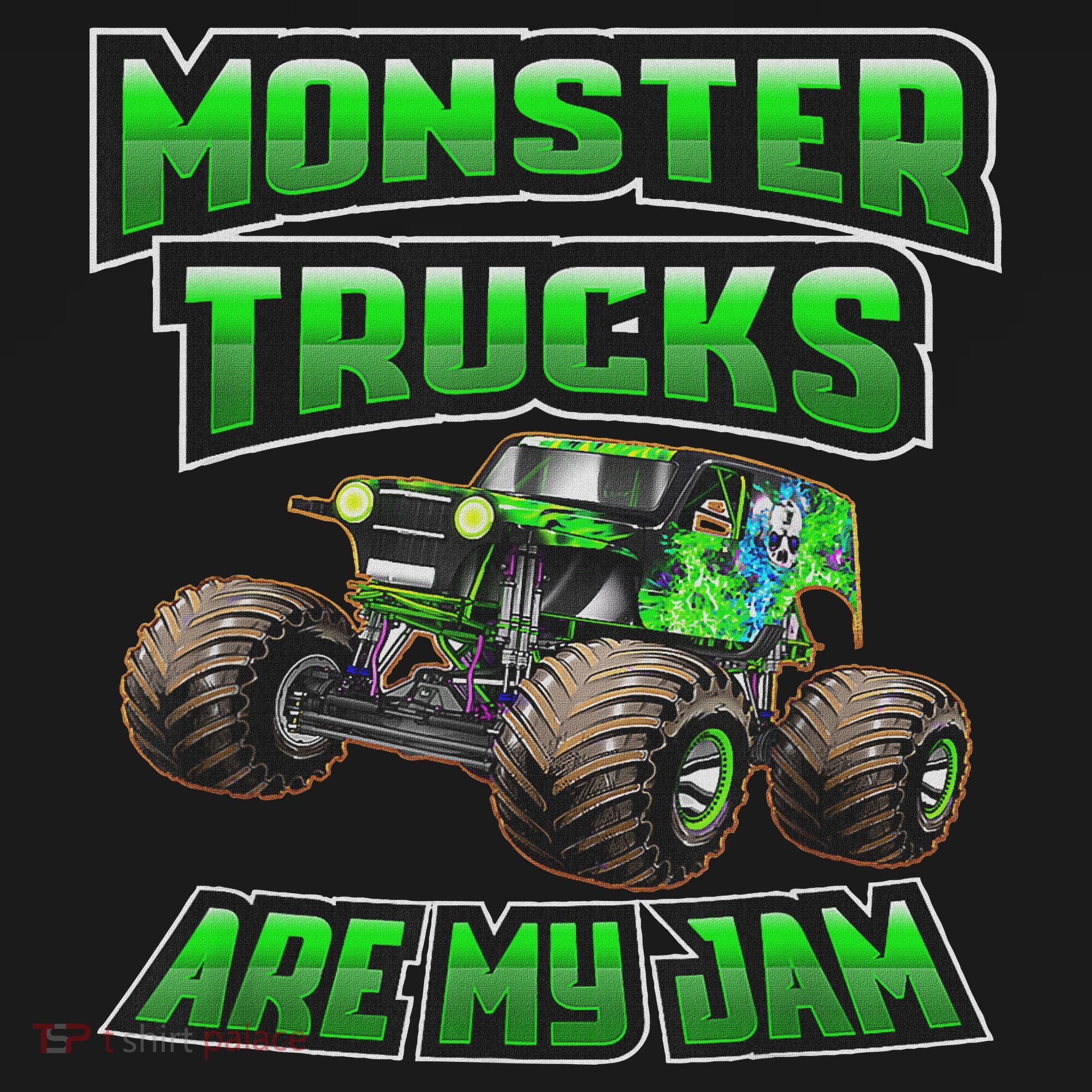 Monster Truck Are My Jam, Truck Birthday Women's Tank Top