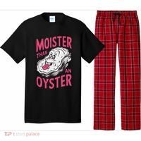 Moister Than An Oyster Shellfish Funny Raunchy Inappropriate Pajama Set thumb 0