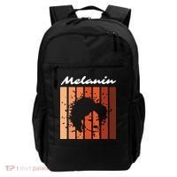 Melanin Tee African American Strong Black Natural Afro Backpack thumb 0