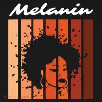 Melanin Tee African American Strong Black Natural Afro Backpack thumb 2
