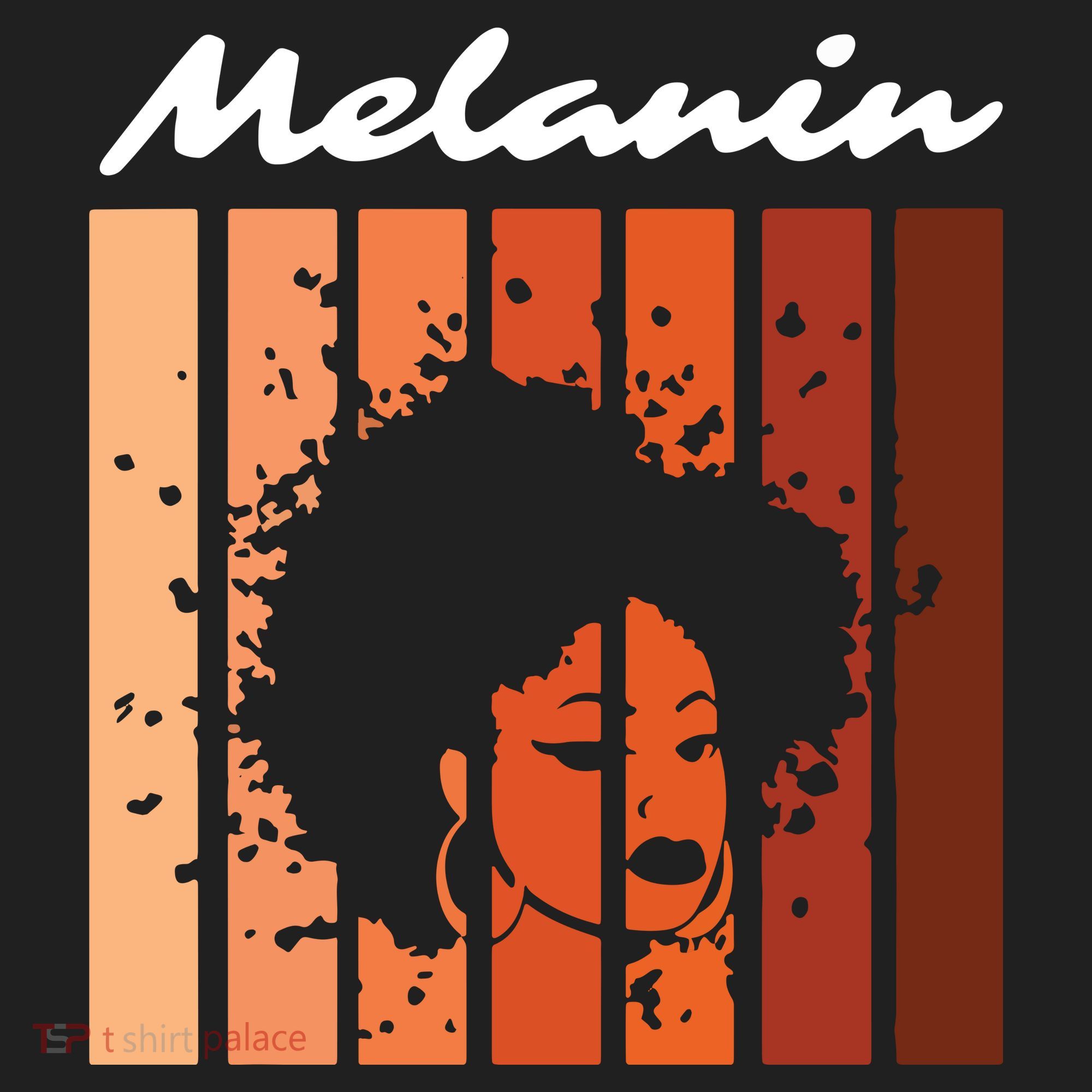 Melanin Tee African American Strong Black Natural Afro Tumbler