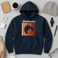 Melanin Tee African American Strong Black Natural Afro Hoodie thumb 3