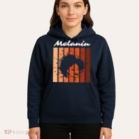 Melanin Tee African American Strong Black Natural Afro Hoodie thumb 5