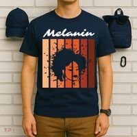 Melanin Tee African American Strong Black Natural Afro T-Shirt thumb 6