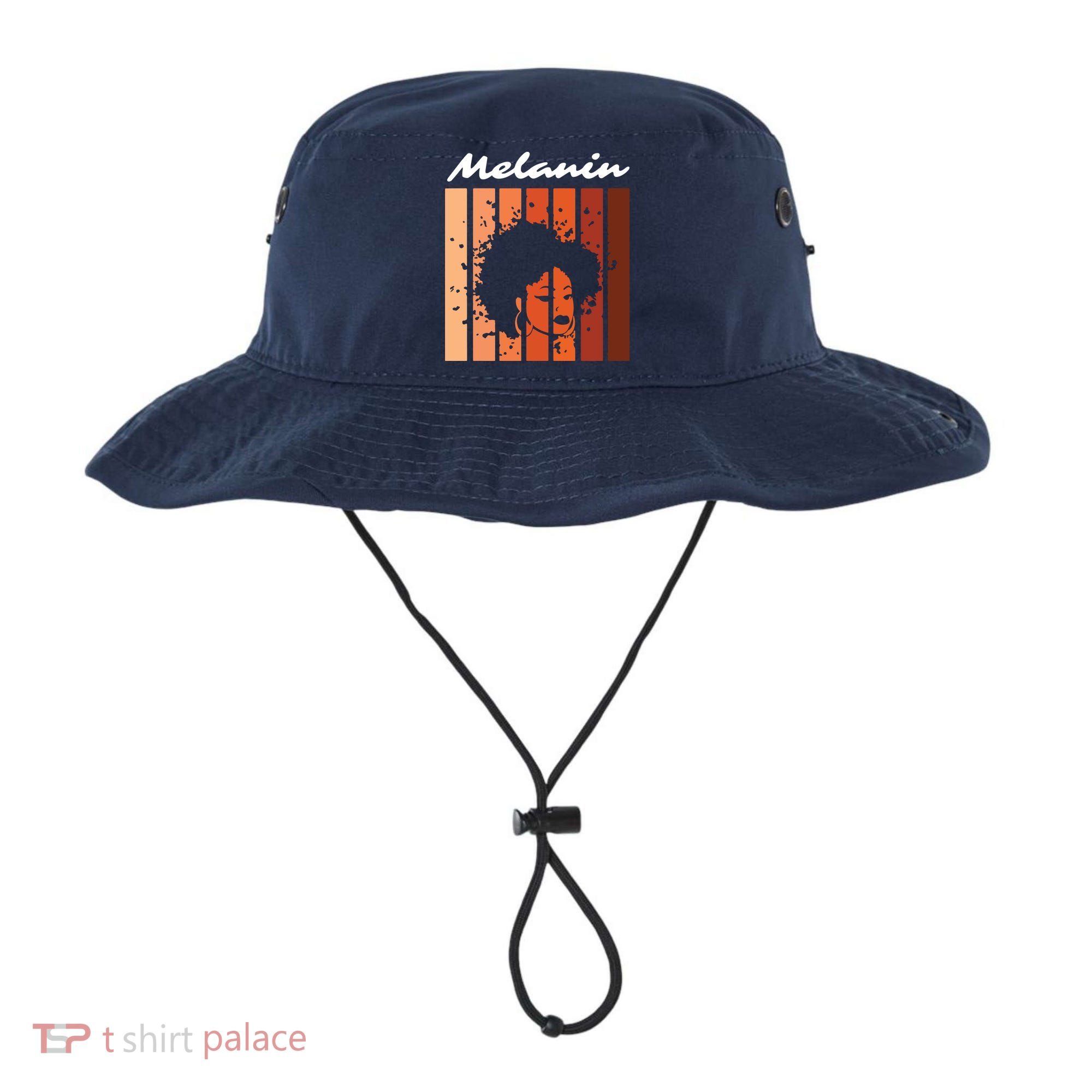 Melanin Tee African American Strong Black Natural Afro Bucket Hat