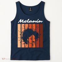 Melanin Tee African American Strong Black Natural Afro Tank Top thumb 2