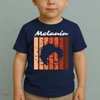 Melanin Tee African American Strong Black Natural Afro Toddler T-Shirt thumb 2