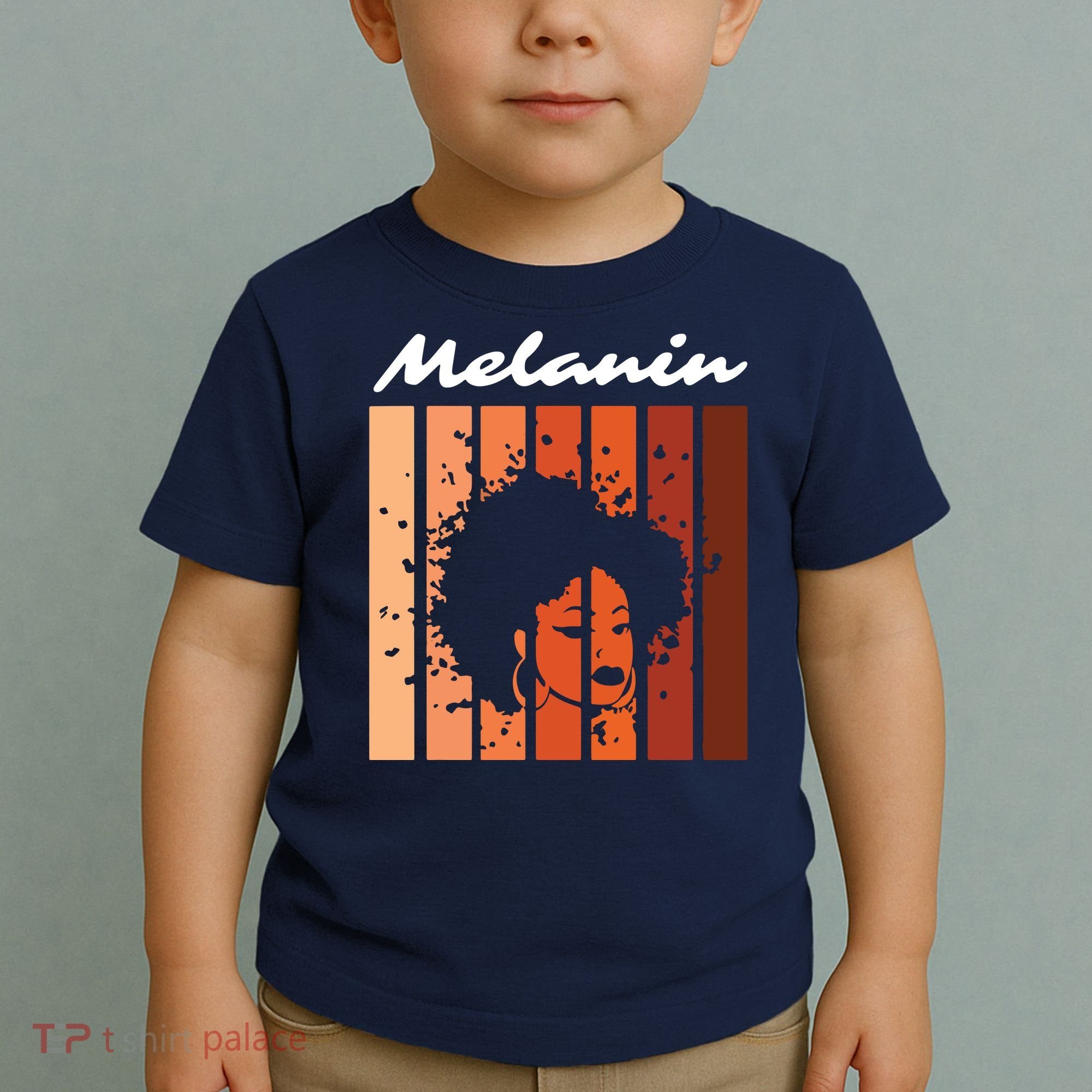 Melanin Tee African American Strong Black Natural Afro Toddler T-Shirt
