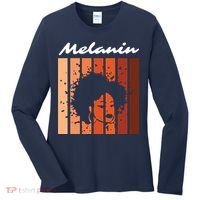 Melanin Tee African American Strong Black Natural Afro Women's Long Sleeve Shirt thumb 0