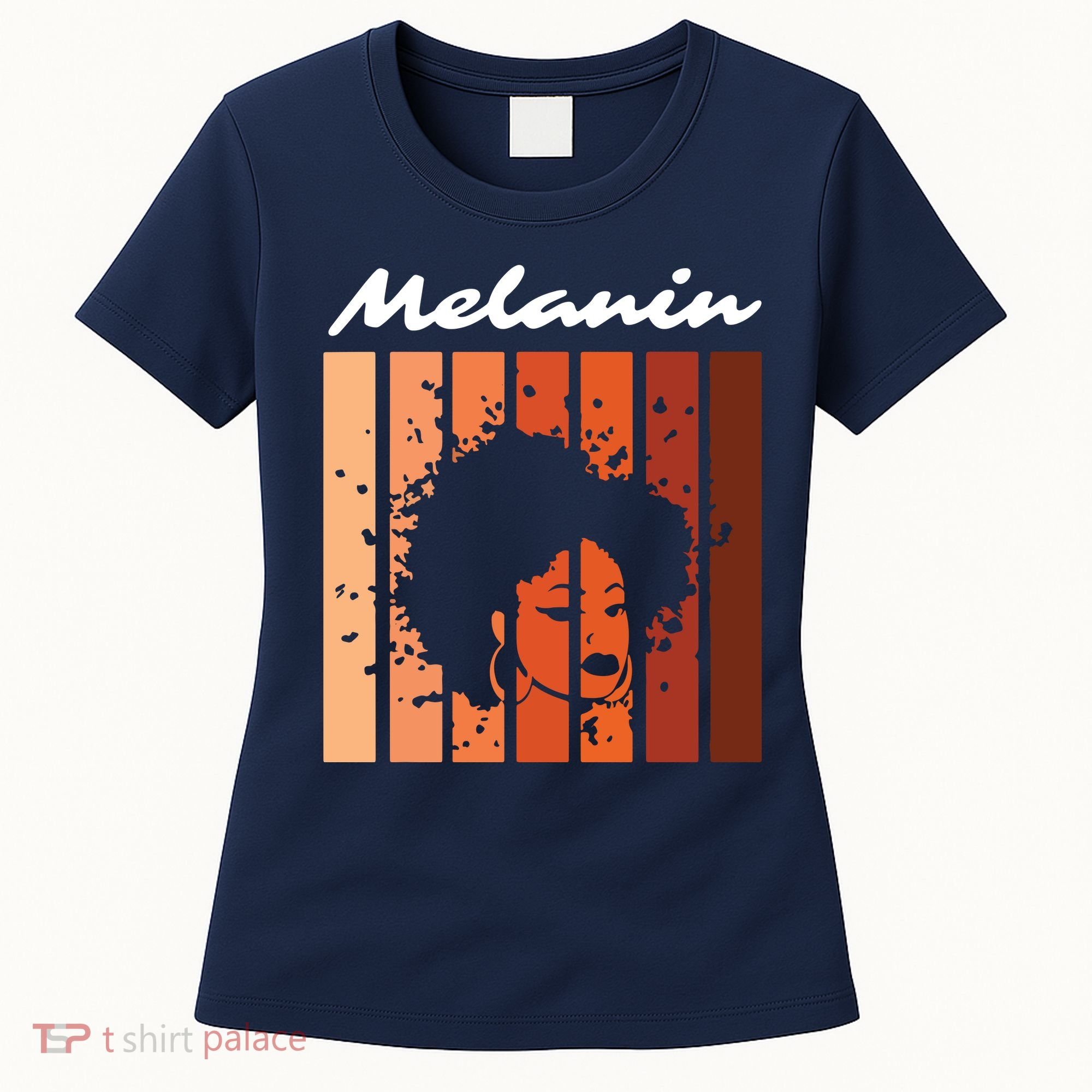 Melanin Tee African American Strong Black Natural Afro Women's T-Shirt