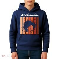 Melanin Tee African American Strong Black Natural Afro Kids Hoodie thumb 4