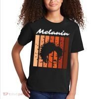 Melanin Tee African American Strong Black Natural Afro Kids T-Shirt thumb 2