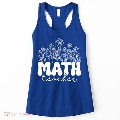 Math Teacher Algebra Instructor Geometry Pi Day Mathematics Great Gift Women's Tank Top
