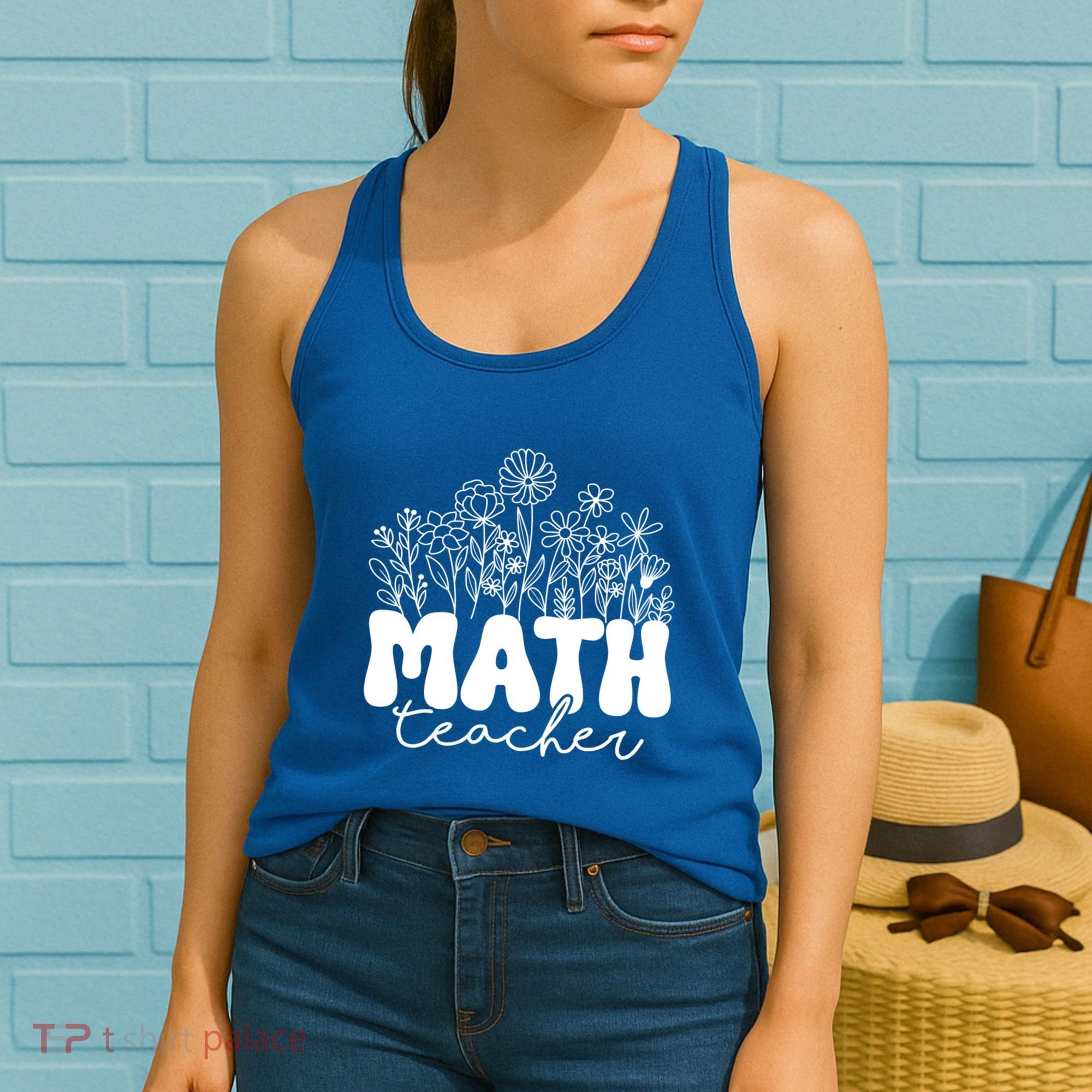 Math Teacher Algebra Instructor Geometry Pi Day Mathematics Great Gift Women's Tank Top