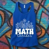 Math Teacher Algebra Instructor Geometry Pi Day Mathematics Great Gift Women's Tank Top thumb 3