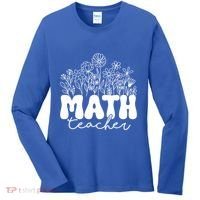 Math Teacher Algebra Instructor Geometry Pi Day Mathematics Great Gift Women's Long Sleeve Shirt thumb 0