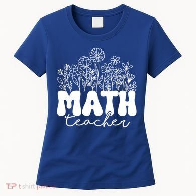 Math Teacher Algebra Instructor Geometry Pi Day Mathematics Great Gift Women's T-Shirt