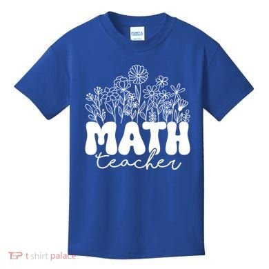 Math Teacher Algebra Instructor Geometry Pi Day Mathematics Great Gift Kids T-Shirt