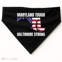 Maryland Tough Baltimore Strong USA-Made Doggie Bandana thumb 0