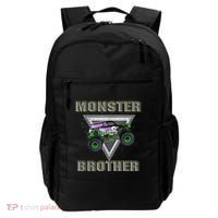 Monster Truck Brother Monster Truck Are My Jam Truck Lovers Backpack thumb 0