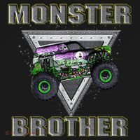 Monster Truck Brother Monster Truck Are My Jam Truck Lovers Backpack thumb 2