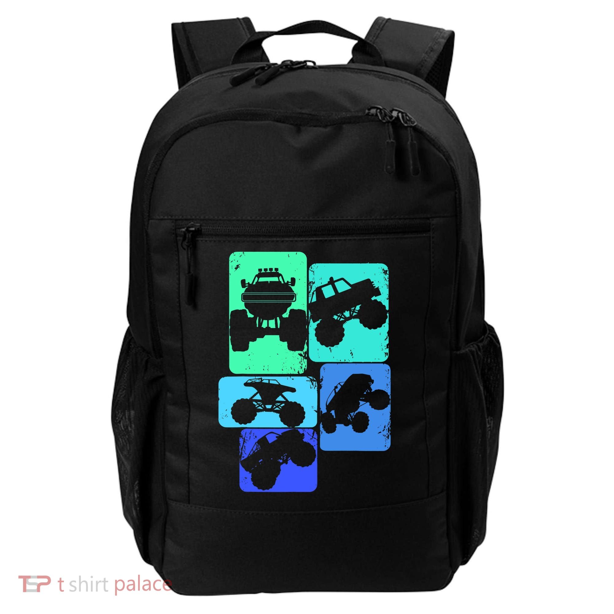Monster Truck Boys Backpack