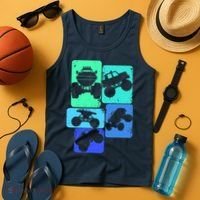 Monster Truck Boys Tank Top thumb 4