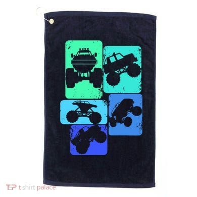 Monster Truck Boys Golf Towel