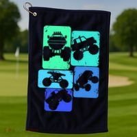 Monster Truck Boys Golf Towel thumb 1