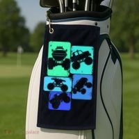 Monster Truck Boys Golf Towel thumb 2