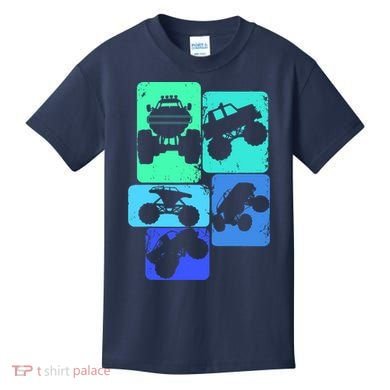 Monster Truck Boys Kids T-Shirt