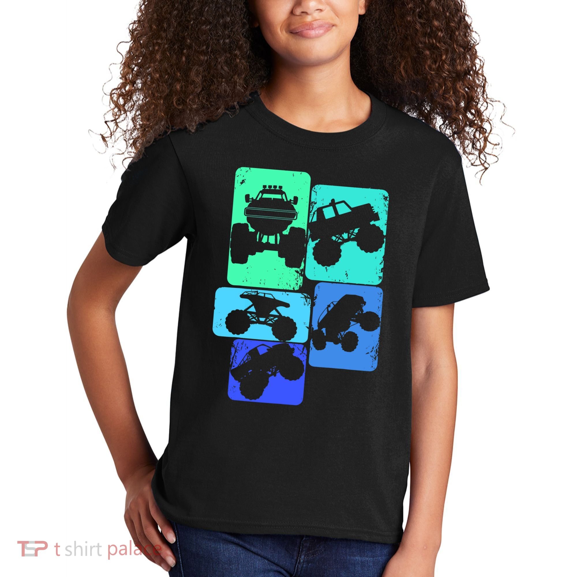 Monster Truck Boys Kids T-Shirt