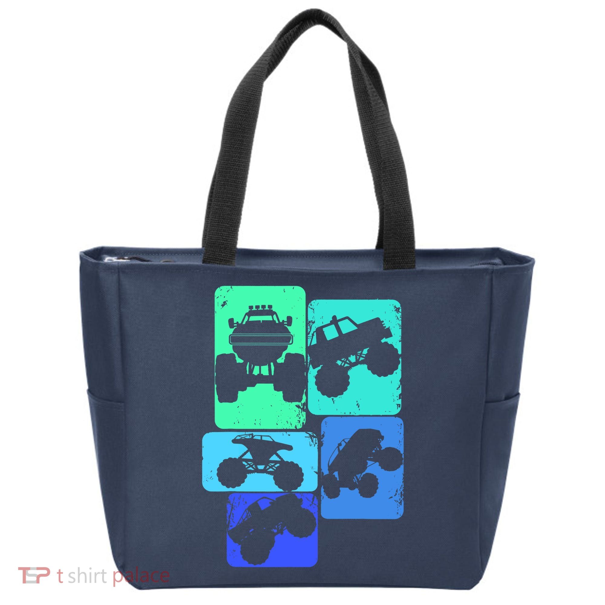 Monster Truck Boys Tote Bag
