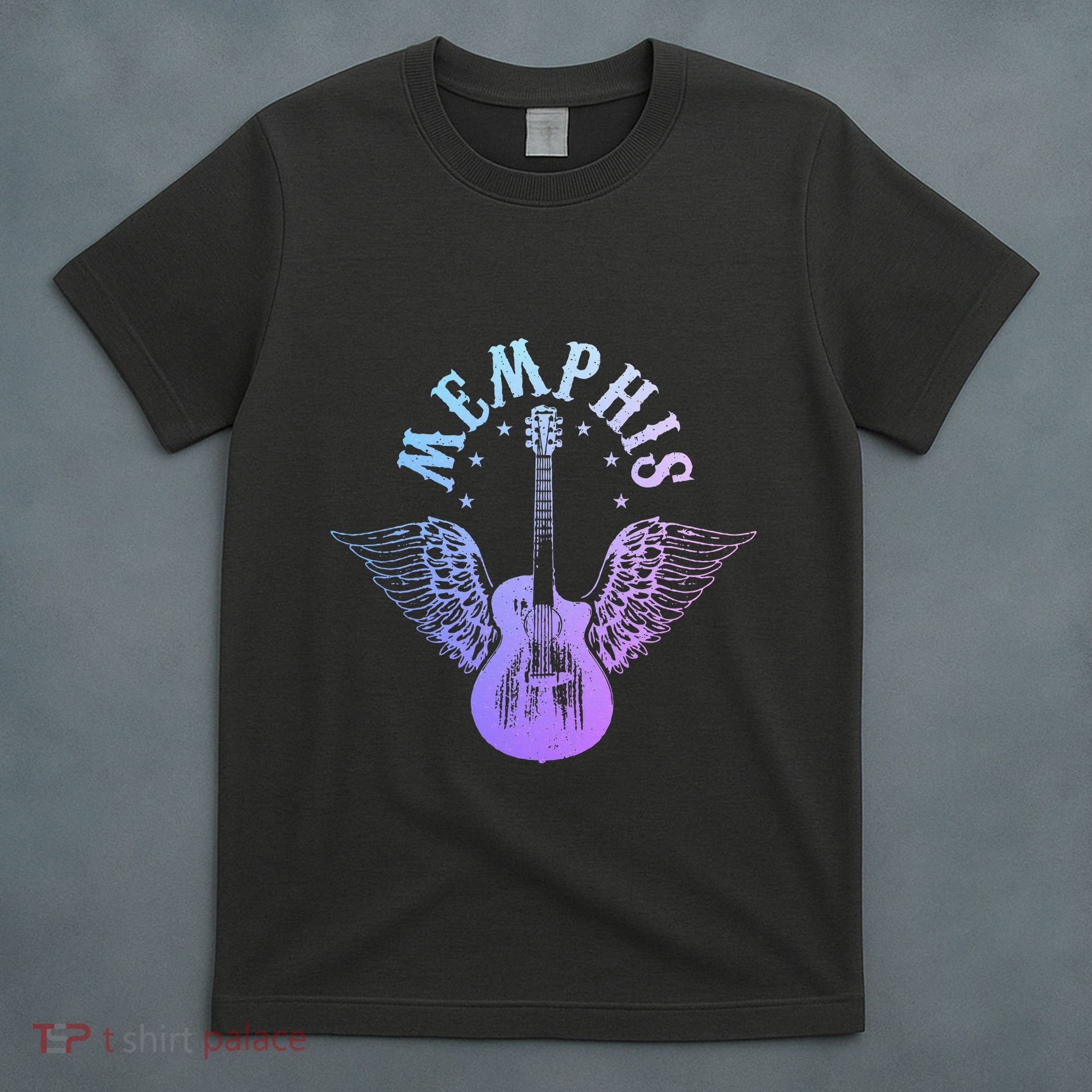 Memphis Tennessee Blues Country Music Guitar Player Vintage T-Shirt
