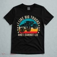 Monster Truck Boys Girls I Like Big Trucks And I Cannot Lie T-Shirt thumb 5