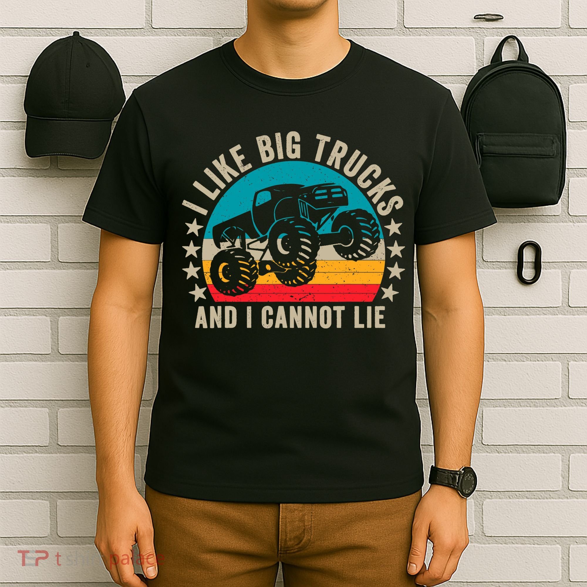 Monster Truck Boys Girls I Like Big Trucks And I Cannot Lie T-Shirt