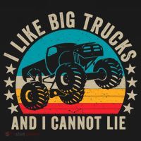 Monster Truck Boys Girls I Like Big Trucks And I Cannot Lie Women's Tank Top thumb 5