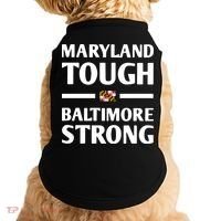 Maryland Tough Baltimore Strong Doggie Tank thumb 0