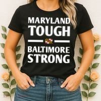 Maryland Tough Baltimore Strong Women's T-Shirt thumb 2