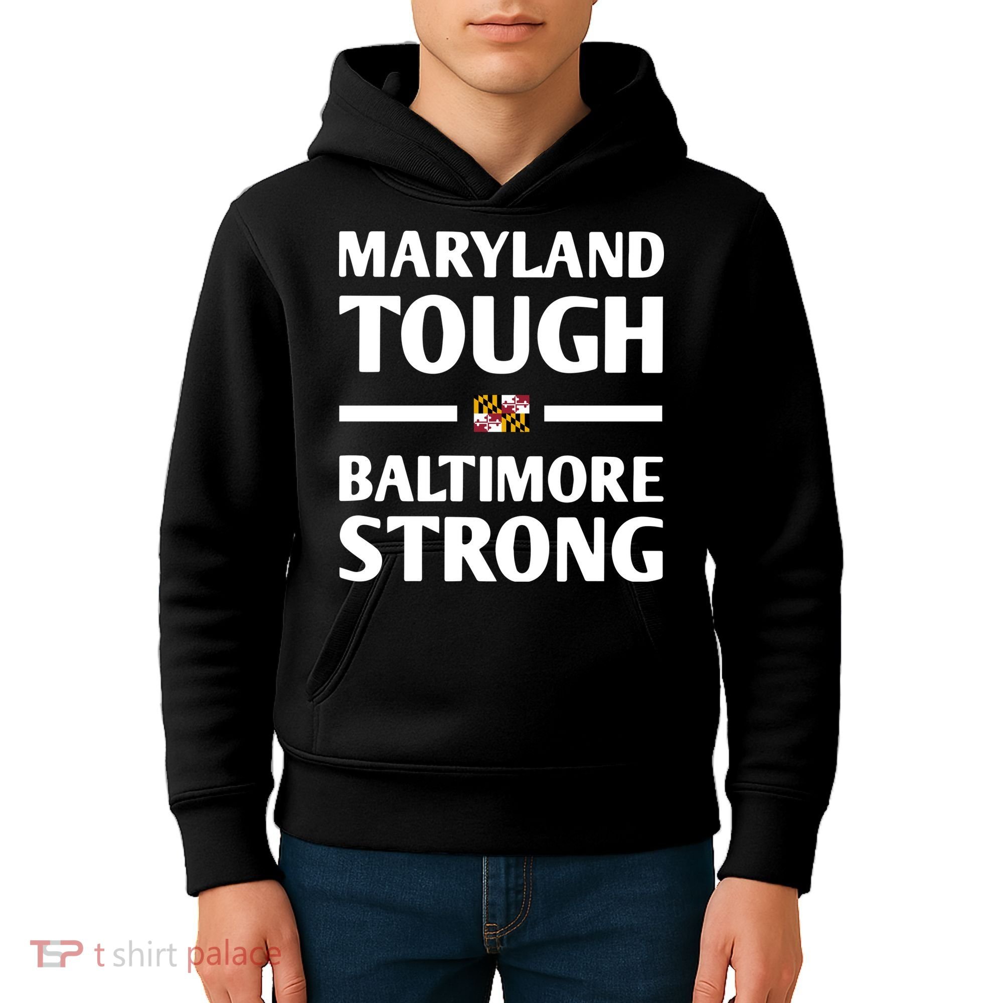 Maryland Tough Baltimore Strong Kids Hoodie