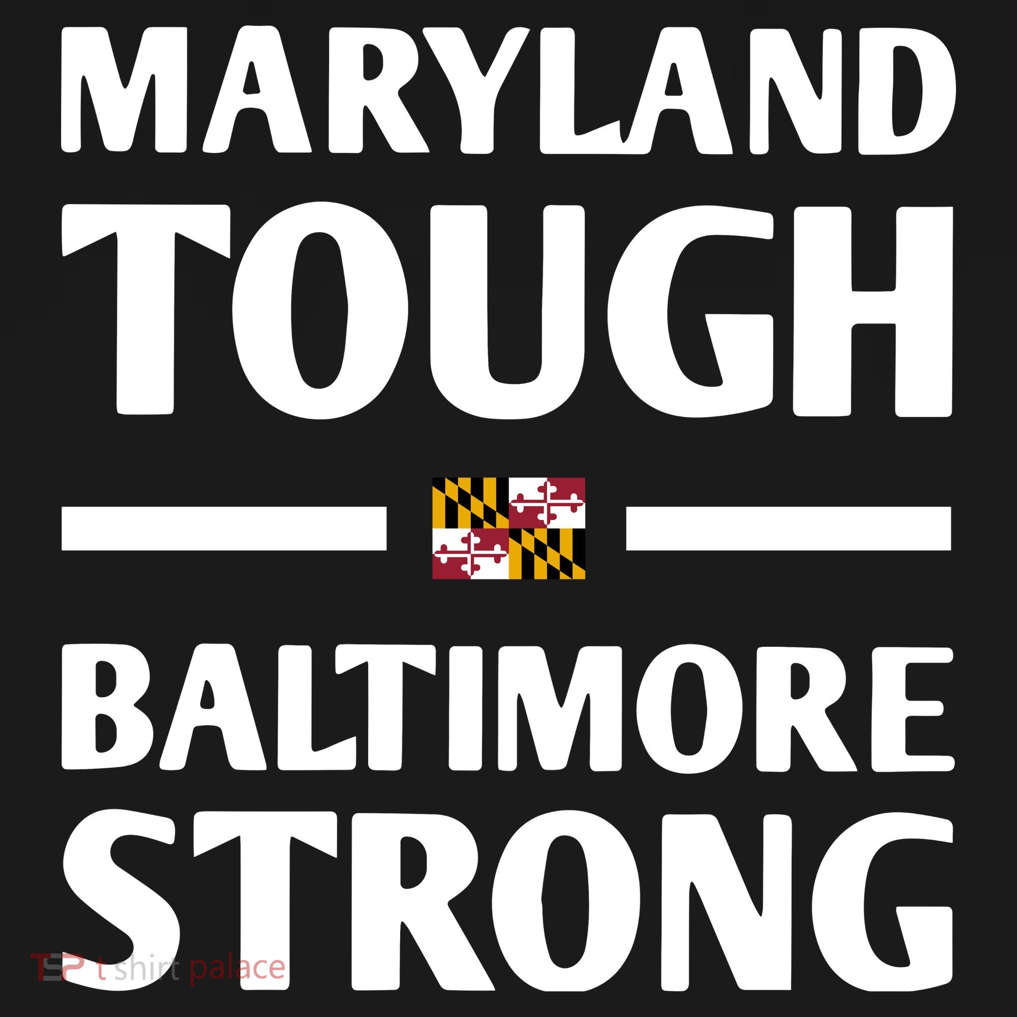 Maryland Tough Baltimore Strong Kids Hoodie