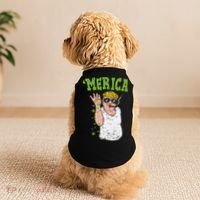 Merica Trump Bae Smoking Weed Cannabis Funny 420 Stoner Gift Doggie Tank thumb 2