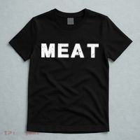 MEAT Tasty BBQ Food Funny T-Shirt thumb 5