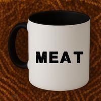 MEAT Tasty BBQ Food Funny Coffee Mug thumb 2
